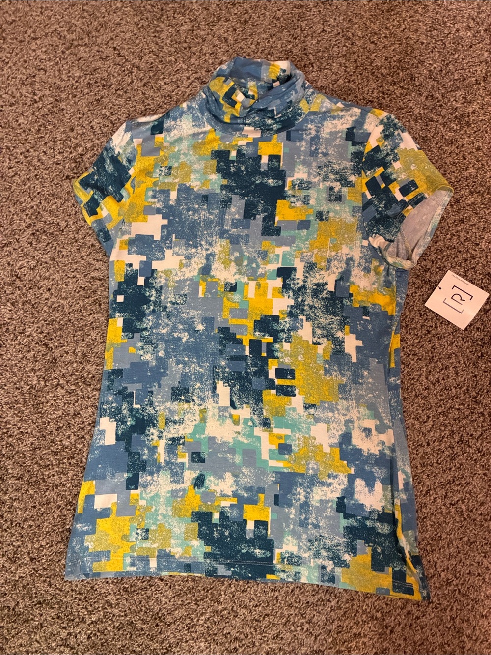 🎉 4/$25 NWT $34 Relativity Short Sleeve Turtleneck Top